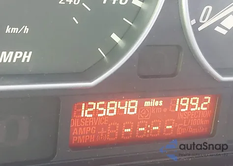 2003 BMW 330Ci из США, поврежденный, VIN WBABN53433PH03481